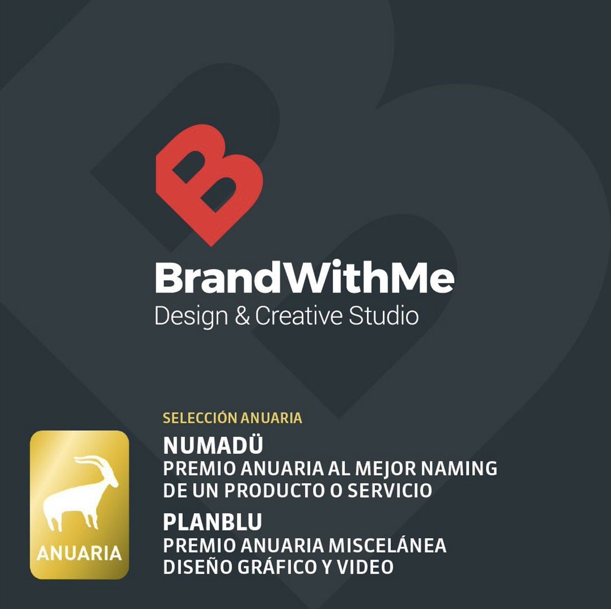 John_OHare's tweet photo. Este año han sido dos premios Selección #Anuaria @veredictas Categoría mejor #Naming y #Miscelánea Muy emocionados y agradecidos @Brandwithme https://t.co/NZ6nTQ1PAq