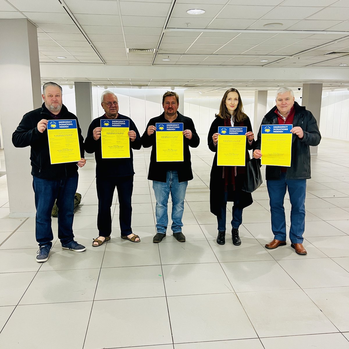 We are working with Surrey Stands With Ukraine 🇺🇦 and The Ashley Centre to provide a central drop off point for donation. We urgently need volunteers to man the shop please DM if you can help.  More Details To Follow.