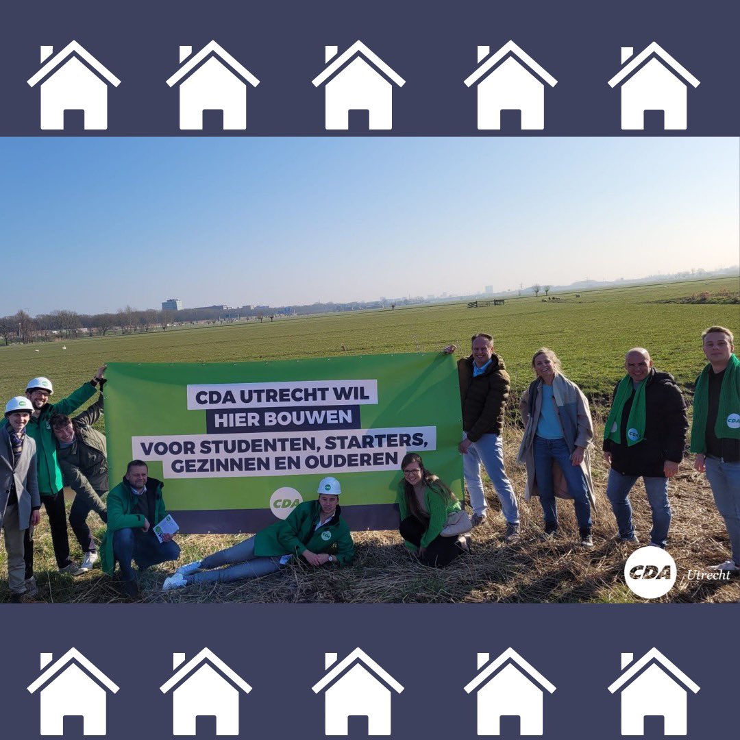 Bouwen, Bouwen, Bouwen! 🏠

Vandaag vragen wij aandacht voor de woningnood met de bouwaftrap #hierbouwtcda. 

Bij ons staat bouwen op #1! Voor gezinnen, starters, studenten en ouderen. Laten we beginnen met bouwen op Rijnenburg!👷🏻‍♀️

#stadopmensenmaat #rijnenburg #raad030