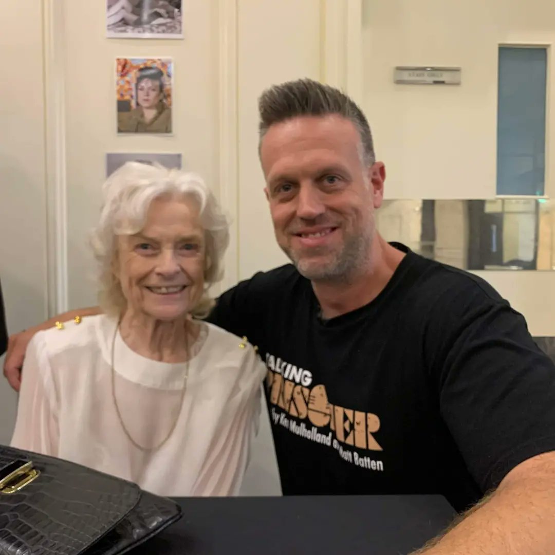 TalkingPrisoner's tweet photo. Matt with "Governor" Erica Davidson, aka Patsy King, at last weekend's event
#TalkingPrisoner #Prisoner #CellBlockh #PatsyKing #PartnersinCrime https://t.co/tBtKxPYuwg