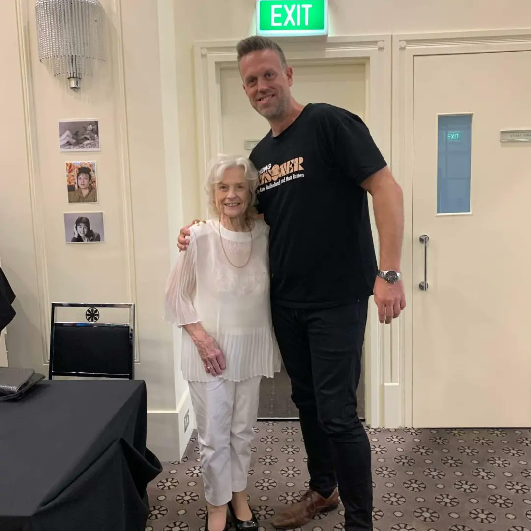 TalkingPrisoner's tweet photo. Matt with "Governor" Erica Davidson, aka Patsy King, at last weekend's event
#TalkingPrisoner #Prisoner #CellBlockh #PatsyKing #PartnersinCrime https://t.co/tBtKxPYuwg