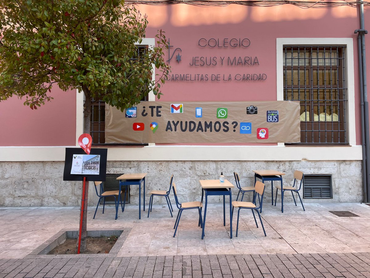 jymvedruna's tweet photo. ¿Necesitas ayuda con alguna App? Acude a "Apps para todos"📱 y resuelve tus dudas en nuestro taller.
#eventoJyM #colegioValladolid #GoogleForEDU #comprometidosconTIC #APS #GoogleReferenceSchool https://t.co/VXlccIdqX3