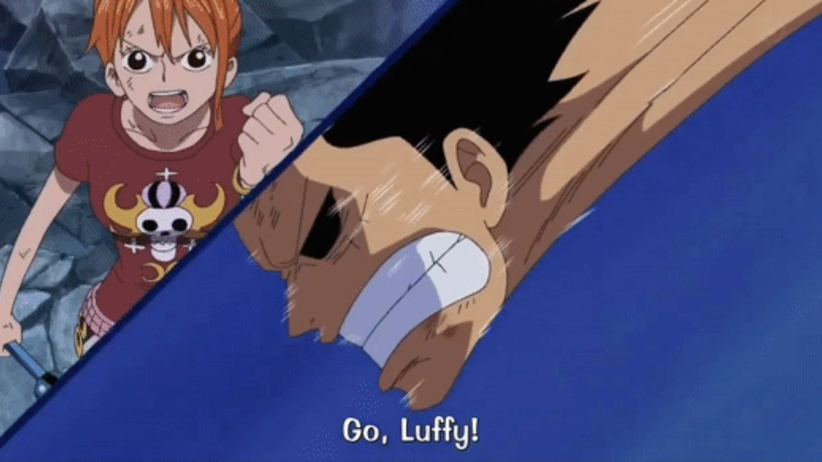 X 上的daily lunami 👒🍊：「just luffy taking care of nami when she