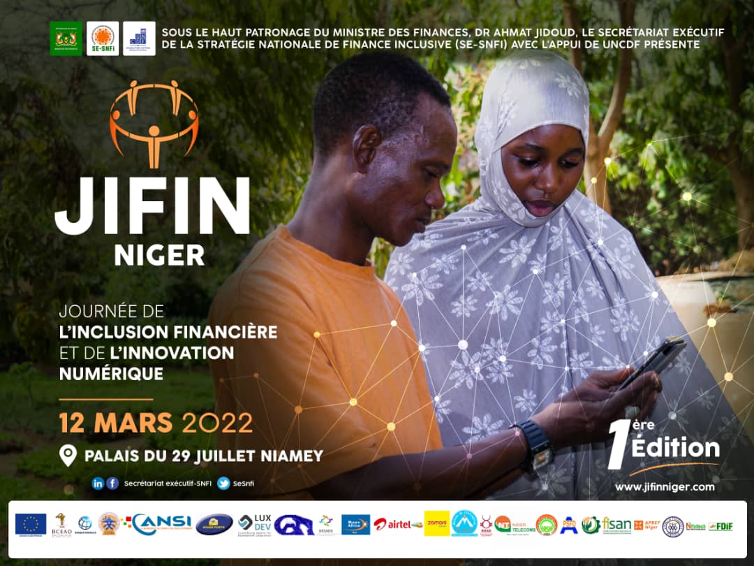 jifin2022's tweet photo. C'est le moment d'une nouvelle ère au  Niger  venez  donc à la journée de l'inclusion financière et de l'innovation Numérique le 12 Mars au Palais du 29 juillet à la decouverte  des solutions fintech et mobile  money mise à votre  disposition. 
Les changements c'est maintenant! https://t.co/g411wtq0qI