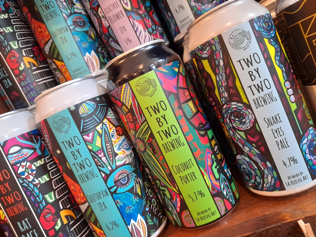 Hidden amongst the @TwoByTwoBrewing IPA's & Pales - their very first canned dark beer: COCONUT PORTER 5.7% #Vegan friendly You just know it will be 😋 delicious. #craftbeer #trainbeer #veganbeer #Newcastle #CentralStation #porter #darkbeer #shopindie #supportlocalbusiness #beer