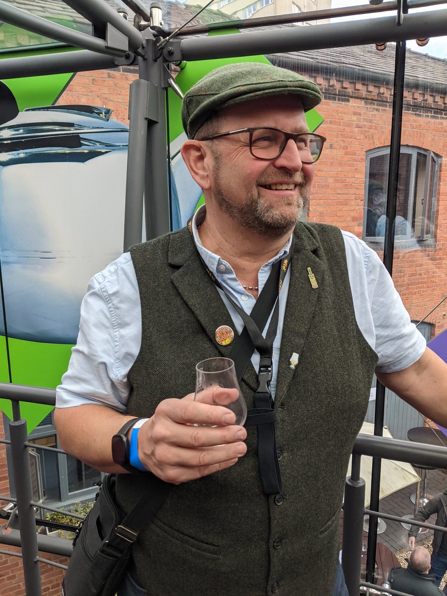 GrainAndGlassJQ's tweet photo. *theme tune to Cheers* 🎶. Wonderful to have our festival back. #whiskybirmingham https://t.co/T9JdaJkDAI
