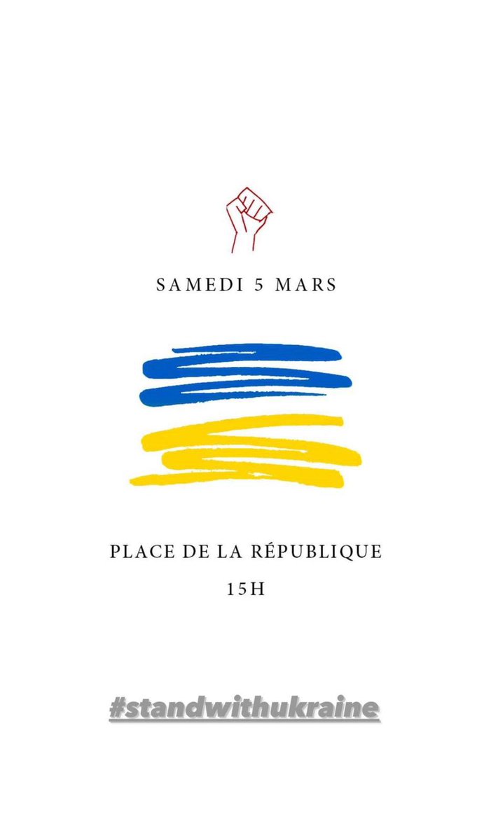 FranceYoumin's tweet photo. Mobilisons nous … #standwithukraine https://t.co/rx9MAo1sXH