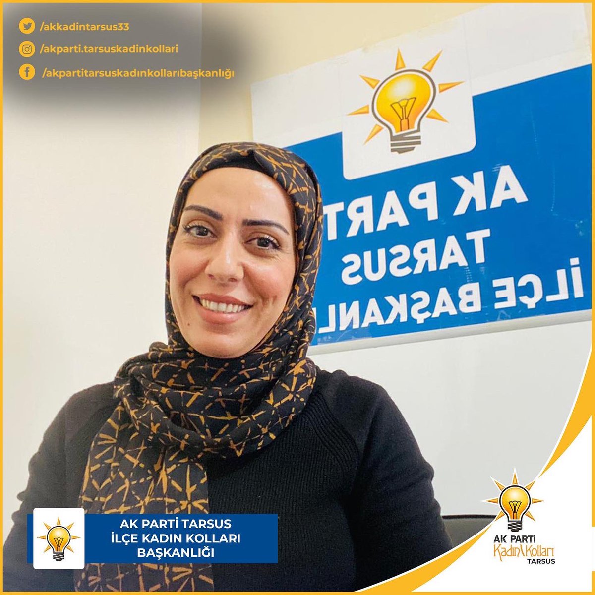 akkadintarsus33's tweet photo. #AkPartiTarsusKadınKolları olarak bugün ki nöbetçimiz Şengül Bozyiğit Hanım. Her gün bir yönetim kurulu üyelerimiz  gelen misafirleri karşılamak ve üye kaydı yapmak için ilçe binamızda bulunmaktadır. #AkPartiTarsusKadınKolları #AkKadınlarınGücü #Hedef2023 #DurmakYokYolaDevam https://t.co/WJAZhZkhwo