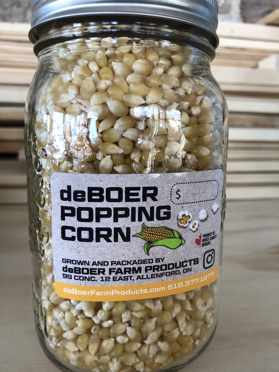 stonekreekfeed's tweet photo. RESTOCK ALERT!
We are excited to have new stock of locally made Popping Corn by @deboerfarmproducts! We have a handful of cobs too for extra fun at movie night! ๐ฟ ๐ฅ
#Popcorn #SupportLocal #LocallyProduced #DeBoerFarmProducts #OwenSound #Allenford #GreyBruce https://t.co/TP8dR7qXup