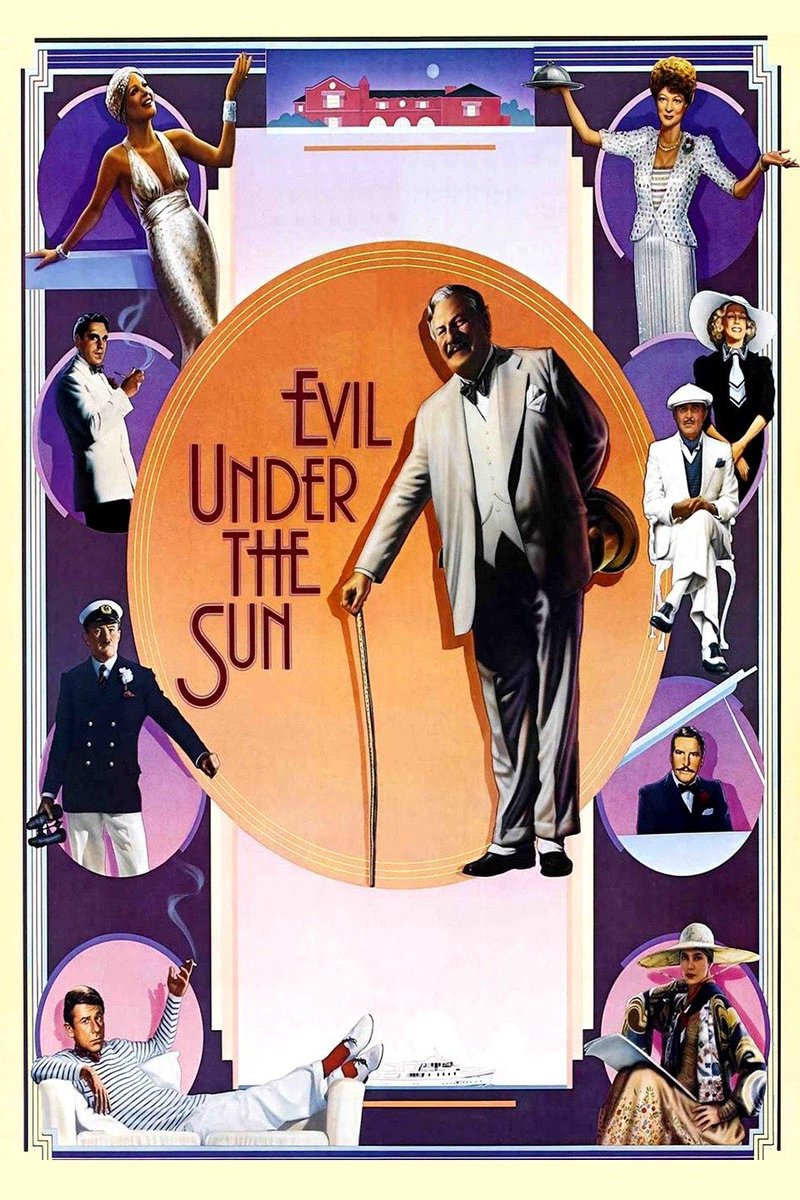 40 years ago today, 'Evil Under The Sun' was released in theaters...

#PeterUstinov #JaneBirkin #ColinBlakely #NicholasClay #JamesMason #RoddyMcDowall #SylviaMiles #DenisQuilley #DianaRigg #MaggieSmith #EvilUnderTheSun #HerculePoirot #OTD