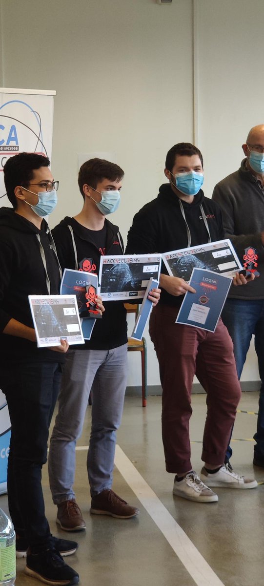 Synacktiv's tweet image. And it’s a win 🥇 for our @synacktiv ninjas at the #HackSecuReims CTF! 👏