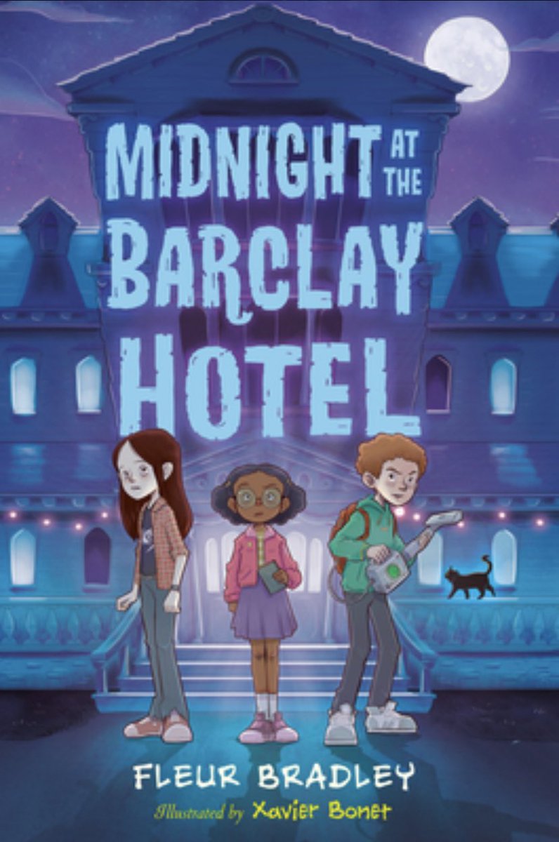 A book with a weather event, Day5 #MGBOOKMARCH: I can’t keep this one on our library shelves! Popular story with the characters getting trapped in a spooky hotel when a blizzard hits.