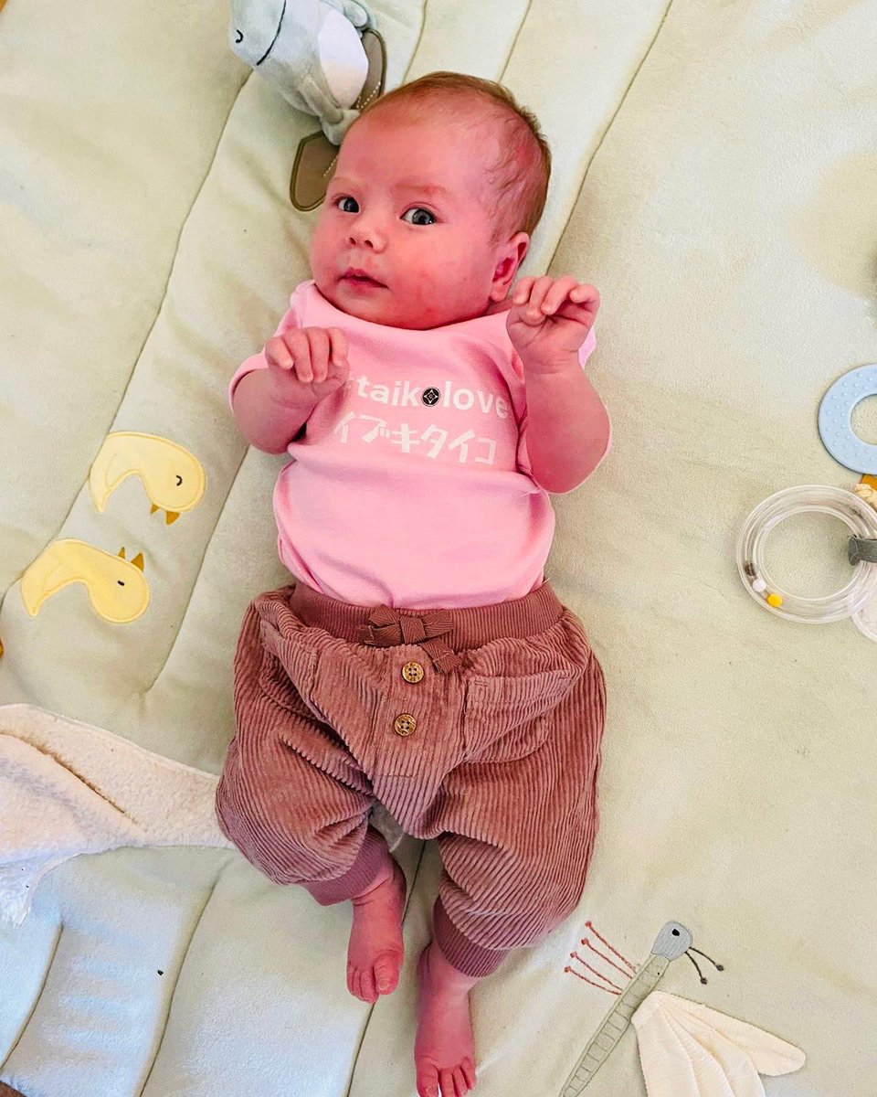 IbukiTaiko's tweet photo. Cannot cope with the cuteness of our littlest taiko baby Aya June!!! Next up will be teeny bachi and teeny taiko ❤️❤️ congratulations to our Míchéal and Sarah❤️❤️#taikolove #taikofamily #taikobaby #taikobabby #themweecheeks https://t.co/gQ2DhXEk9G