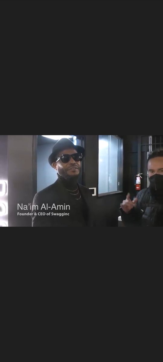 NaimAlAmin2's tweet photo. Shot out to our Founder and CEO Na'im Al-Amin for introducing a new business model in the mass incarceration space. #swagginc https://t.co/J09bwVCLVN