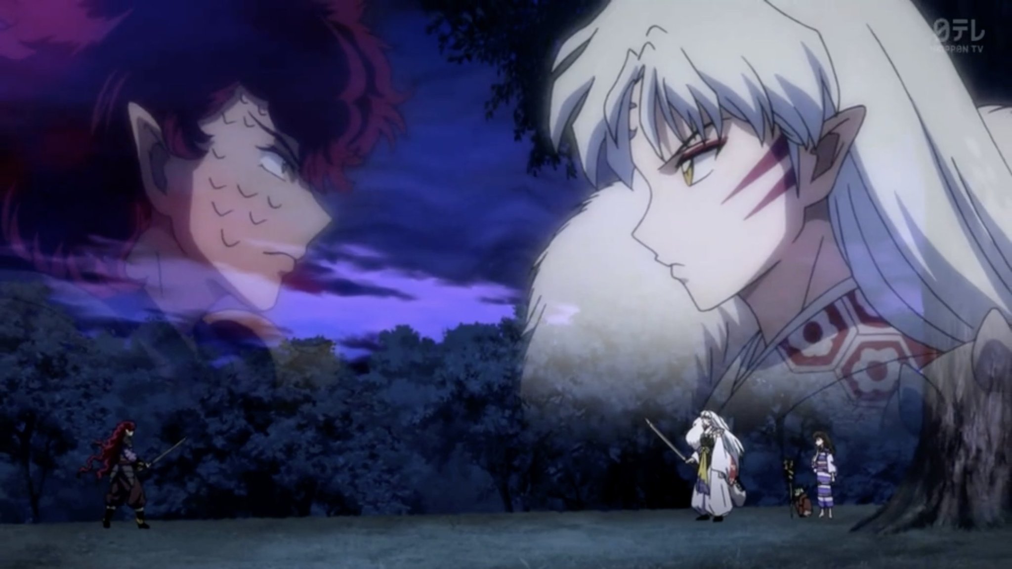 Sesshomaru: Rin, my darling, will you PLEASE stay in the tree this time? Rin:  Heh… no : r/Yashahime