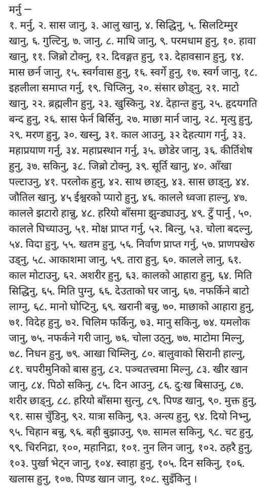 १०८ प्रकारका मराइ ! 😝😝