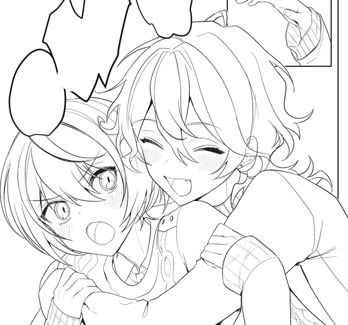 この感じ描きすぎてて覚えてないだけで全く同じコマとか描いてそうで怖くなってきた 