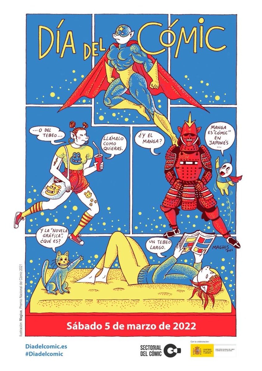 Hoy se celebra el #DiadelCómic 💬 diadelcomic.es

Quiero aprovechar para destacar esta fecha e hito para la Cultura recomendando algunas obras y autores sevillanos ⤵️