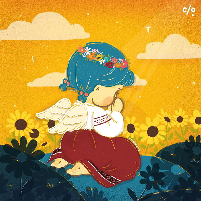 TheCosmicInk's tweet photo. 🕊️ Time for our #NFTCommunity to #StandWithUkraine🇺🇦

A beautiful yet heartbreaking piece of art by Cloooodles ✊

#CosmicInk #nftcollectors #NFTGiveaway #NFTs #NFTartist #NFTart #nftcollector #opensea #StopWarInUkraine #UkraineUnderAttaсk #NFTSpace  #nowar #StopWar #nftukraine https://t.co/GMfo0LBMeg