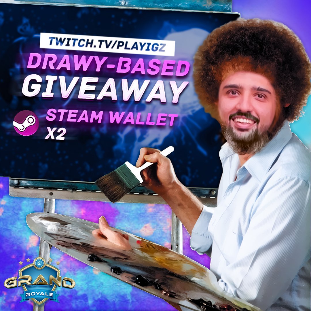 What's in it for the viewers? Join the IGZ Grand Royale stream, and you stand a chance to win one of two Steam wallet codes worth 500 INR each with your fate resting in @Beaver_R6's capable artistic hands. 

7PM @ twitch.tv/playigz

#PlayIGZ #gaming #GTAV