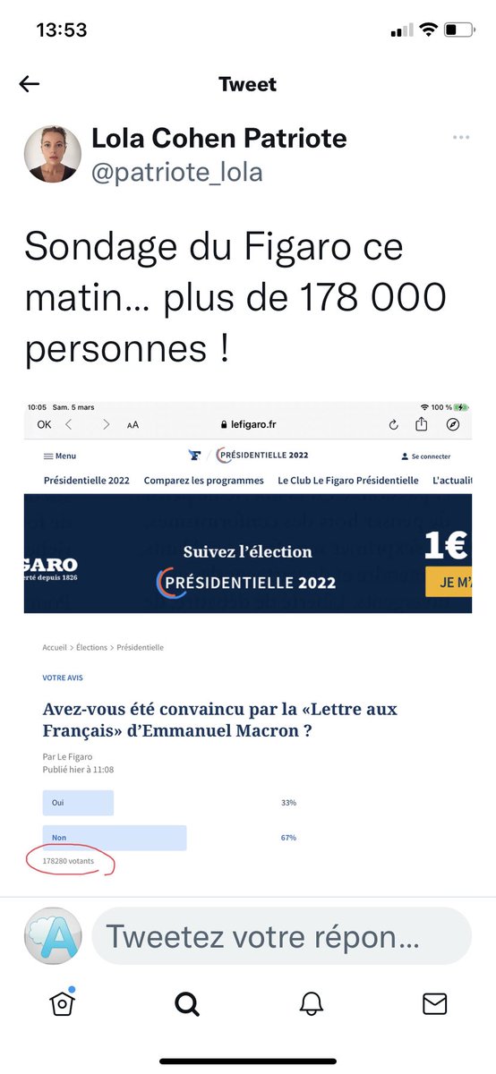 GrandSachoir's tweet photo. Dans le monde #conspidiots, un sondage fait par des pros avec panel représentatif n’a aucune valeur. Par contre, un sondage en ligne avec raid organisé par l’#extremedroite, c’est fiable… Sans déconner… https://t.co/ADlansaV1o