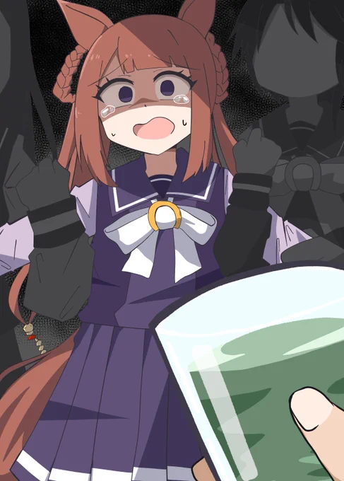 スイープトウショウにロイヤルビタージュースを飲ませる会 #ウマ娘 