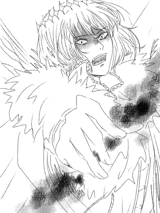 激おこ顔が好きって落書き 