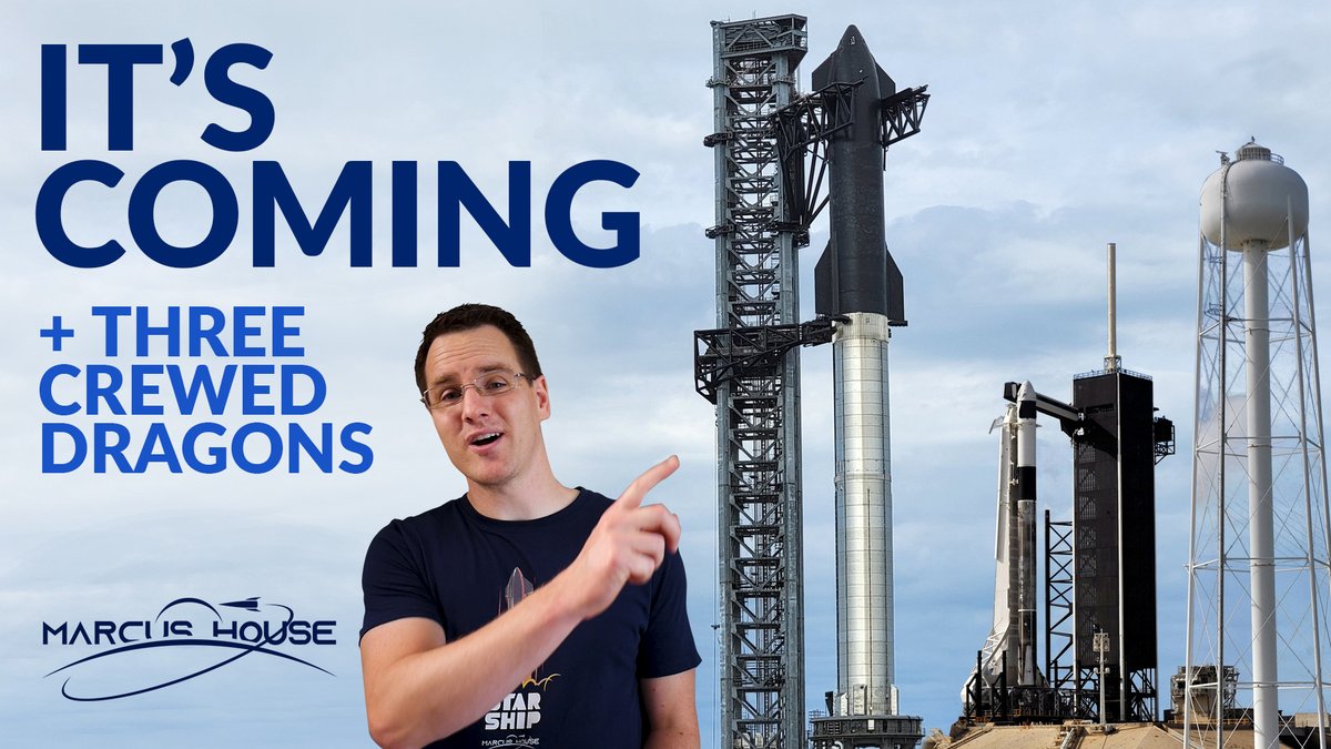 Marcus House (@marcushouse) on Twitter photo New video is up for you! Big #SpaceX Starbase 1 and 2 updates with Boca's heading toward being a full blown rocket development machine. 3 more Dragons, ULA's GOES T, <a href="/RocketLab/">Rocket Lab</a>'s Owl, and more progress with JWST.
Thanks so much for watching! β€οΈU all!
youtu.be/NI18aWdchVg New video is up for you! Big #SpaceX Starbase 1 and 2 updates with Boca's heading toward being a full blown rocket development machine. 3 more Dragons, ULA's GOES T, <a href="/RocketLab/">Rocket Lab</a>'s Owl, and more progress with JWST.
Thanks so much for watching! β€οΈU all!
youtu.be/NI18aWdchVg