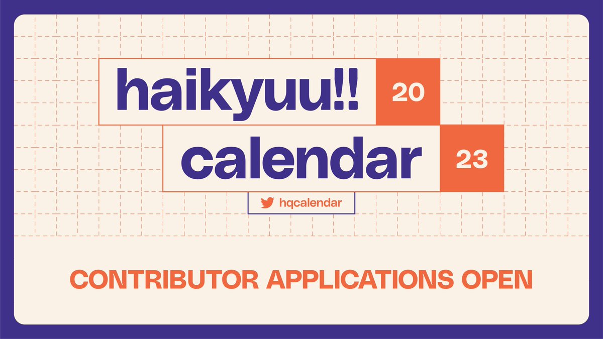 hqcalendar's tweet photo. Today's the day! Contributor applications are now OPEN! They'll be open from 5 March - 5 April 2022 and close at 11.59pm PST on the 5th of April!

Artist Application 🎨: https://t.co/xsKOFphgJt
Merch Application🗓️: https://t.co/VF9Up3Q0Gb https://t.co/c7ygwbs1N0