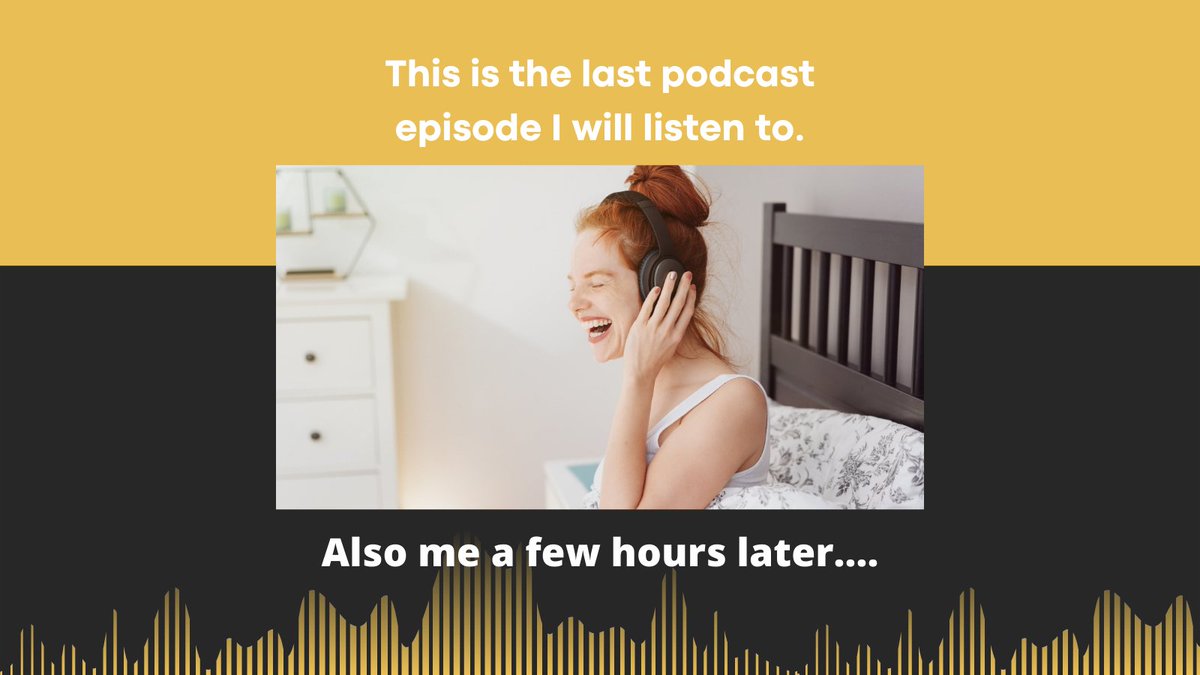 podcastacademy's tweet photo. Who can relate to this?
#podcastacademy #podcastacommunity #podcasting #podcastinglove #podcastlistening #podcasts https://t.co/dqyTuTnPyu