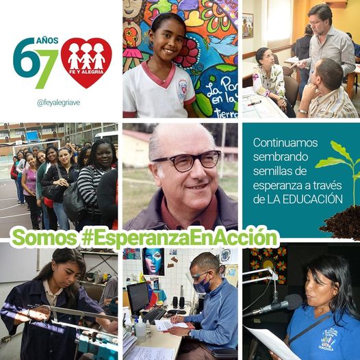 FeyAlegriaVE's tweet photo. #5marzo Fe y Alegría  sigue siendo un corazón que late y  da vida en cada rincón del país  #FeyAlegriaCumple67 https://t.co/fdgFzUvTgm