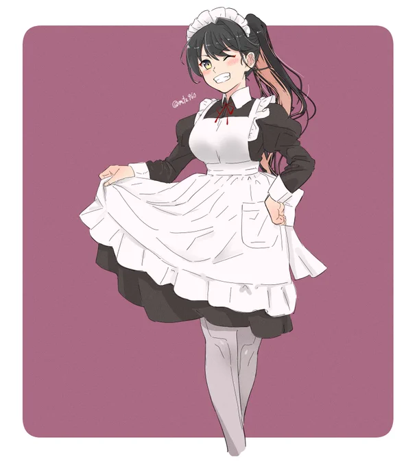メイド長波サマかわいい 