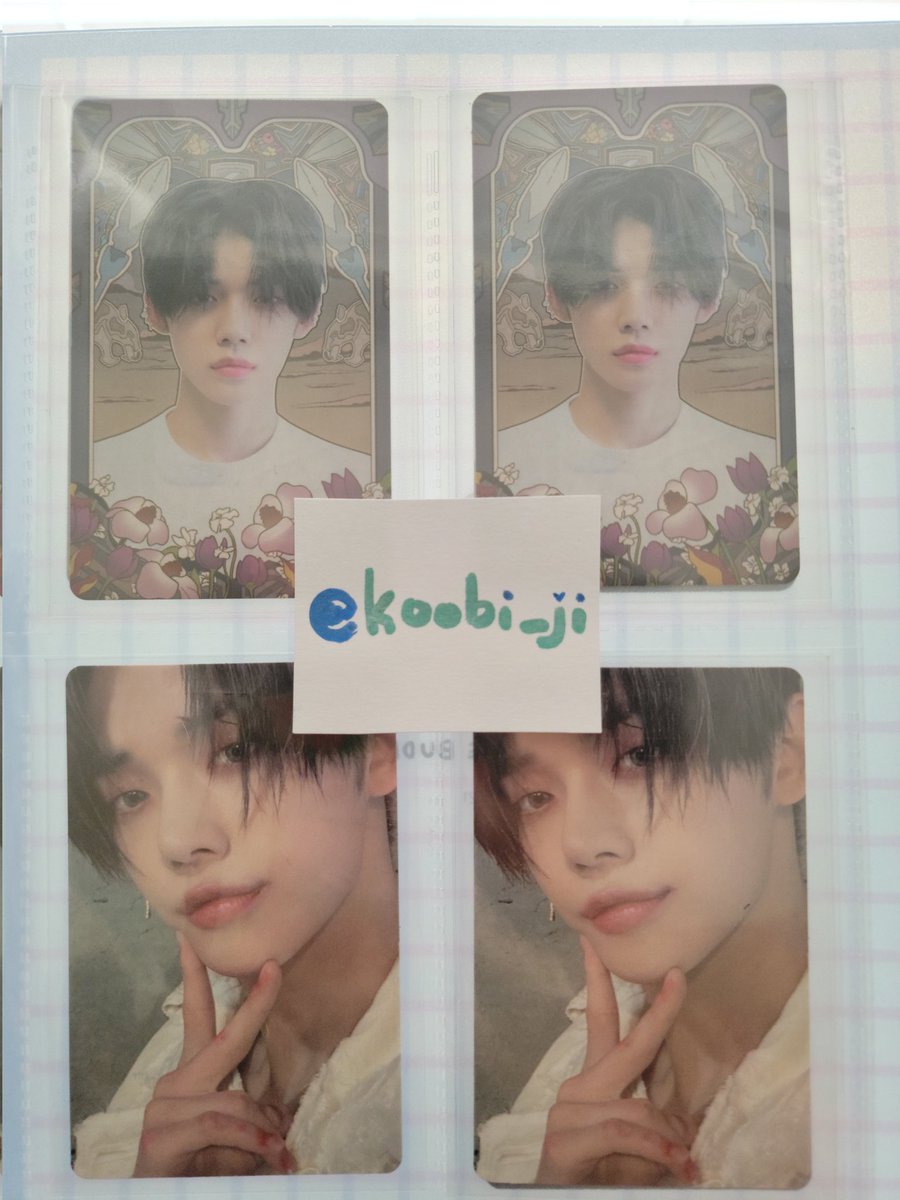 koobi_ji's tweet photo. ¡¡¡ USA ONLY !!!
--- wanting to sell ---
txt the chaos chapter: freeze
world version
☆ 1 (one) yeonjun photocard set
💌 dm your offer
☆ $1 stamped + additional $4 for tracking
☆ pay via paypal f&f ONLY
#wts #wtstxt #wtsyeonjun #txt #txtpc #yeonjun #yeonjunpc https://t.co/0ITiV3OG8V