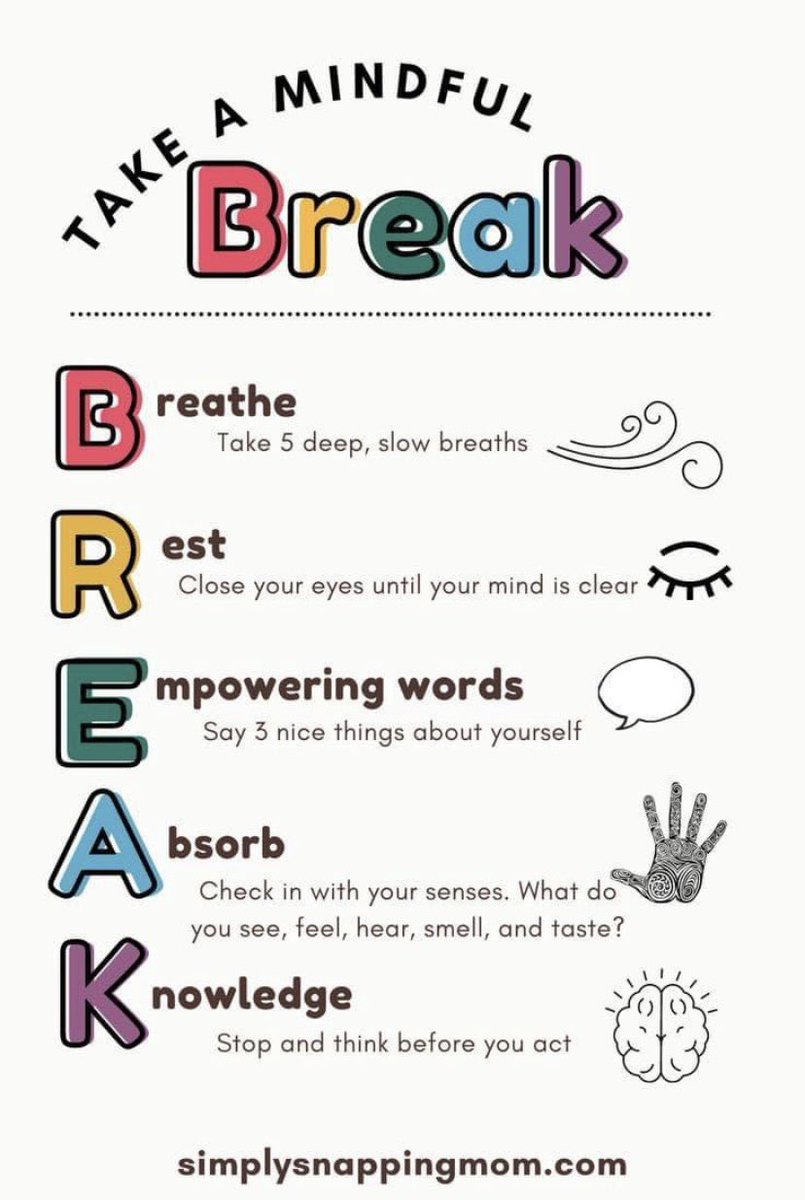 How to take a mindful break: