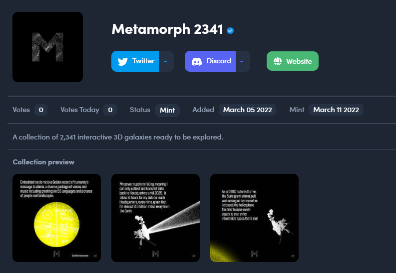 nftfeed_listed's tweet photo. We have just listed @metamorph2341 on NFTFeed! 🔥

https://t.co/Mdj87Nh09j

#Ethereum #ethereumNFT #nft #EthereumClassic https://t.co/52CiwIeZgj
