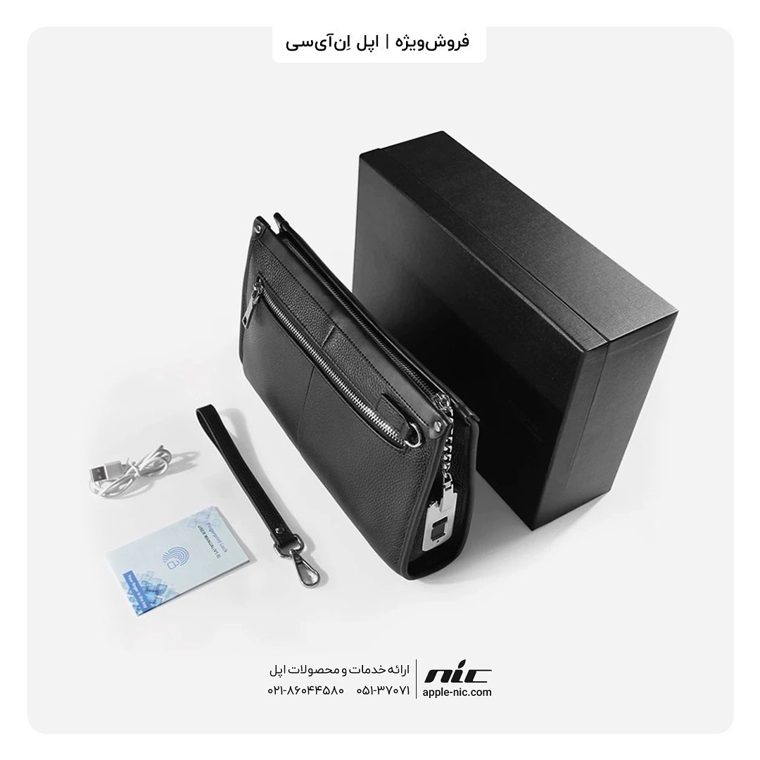 NICAppleStore's tweet photo. 🛍فروشگاه اپل اِن آی سی

کیف دستی چرمی هوشمند با سنسور اثر انگشت

قیمت ویژه🔥

۲،۱۹۹،۰۰۰ تومان

✅دارای سنسور اثر انگشت

✅مدت زمان آنلاک کردن زیپ ۰.۵ ثانیه
 میلی آمپر

✅متریال: چرم گاو

✅وزن ۳۸۰ گرم

خرید: https://t.co/n3ILInA8Ix https://t.co/mjk7Ai5vaD