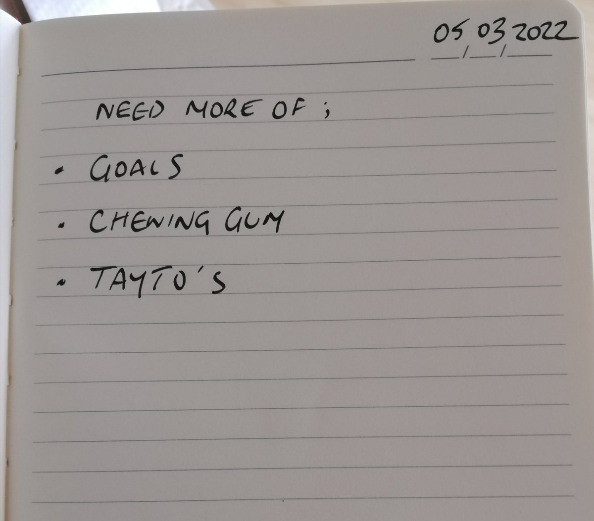 Jamesbready's tweet photo. @paddypower Brendan Rodgers team talk notes are almost ready! https://t.co/Sc7p1xFTcM
