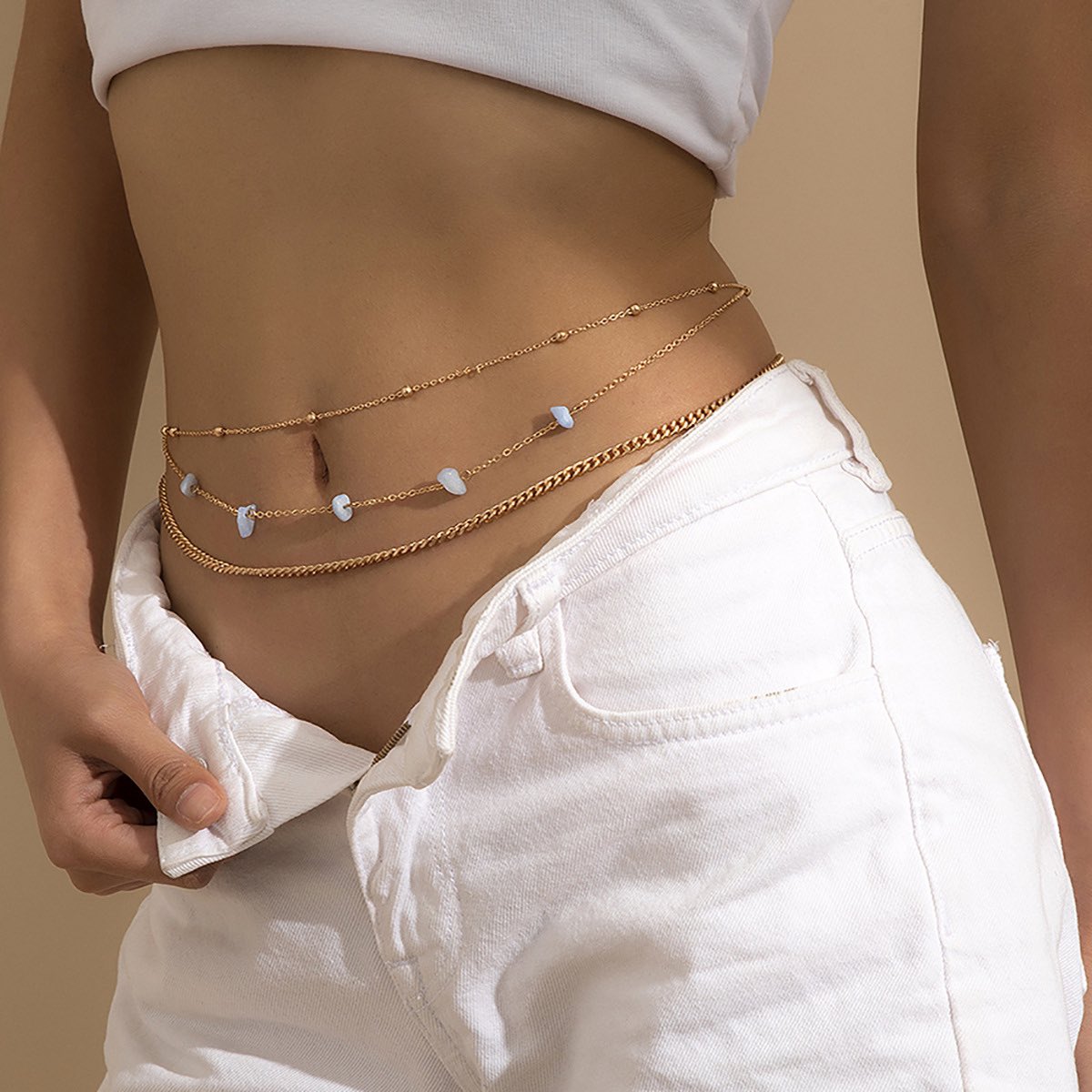 sibratoo's tweet photo. มาอีกสักรอบกับ waist chain รอบนี้มีมาให้เลือกกัน 4 แบบไปเลยคัดมาเเต่แบบสวยๆ เอาไปเเมทช์กับเอวลอยหรือบิกินีก็น่ารักคั้บบ เส้นละ 99 บาทใครไม่ชอบคล้องเอวก็เปลี่ยนไปเป็นสร้อยคอหรือว่าเข็มขัดก็ได้เเซ่บๆ ต้องมีแล้วมั้ยปังขนาดนี้! https://t.co/TacCpNO7Ex
