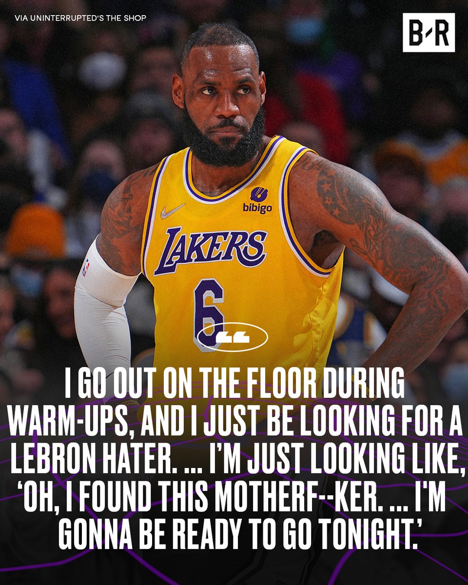 Fuel for LBJ.

(via <a href="/uninterrupted/">UNINTERRUPTED</a>)