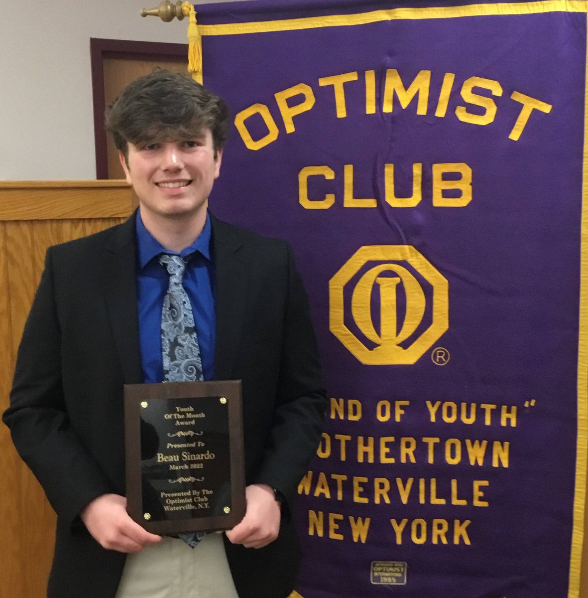 BrothertownOC's tweet photo. March (2022) Youth of the Month, Beau Sinardo. #Optimist #Optimism #YOM #BeAnOptimist https://t.co/pa8yOeOPdj