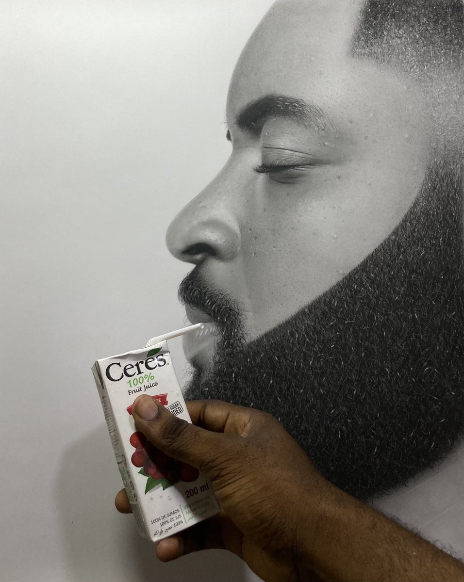nkaybeee's tweet photo. A drawing drinking @CeresGhana juice! 
😂😂🤪🤪 https://t.co/vVbYYKjOoS