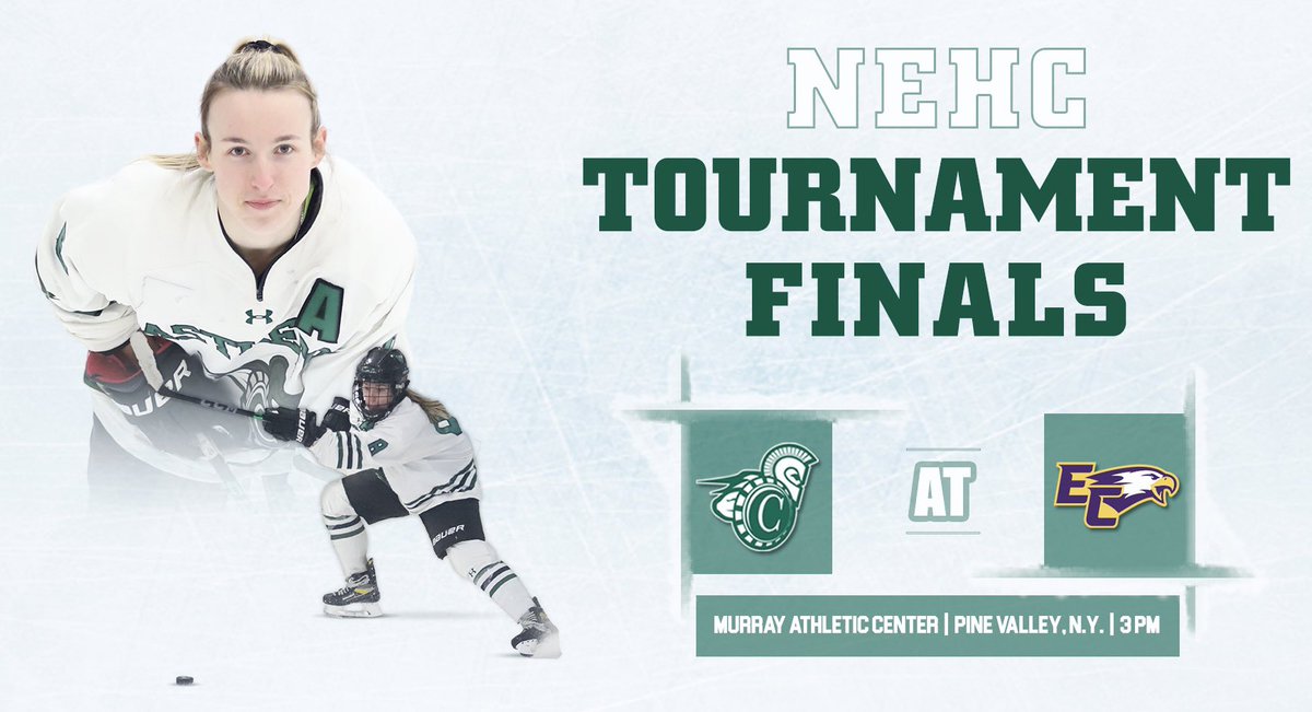 🚨IT’S CHAMPIONSHIP GAMEDAY🚨

We take on Elmira this afternoon for our first conference title in program history and an automatic bid to the NCAA tournament. Let’s get it done!! #ThisIsSparta

📍Murray Athletic Center
⏰ 3 PM
📺 portal.stretchinternet.com/elmira/
📊 portal.stretchinternet.com/elmira/