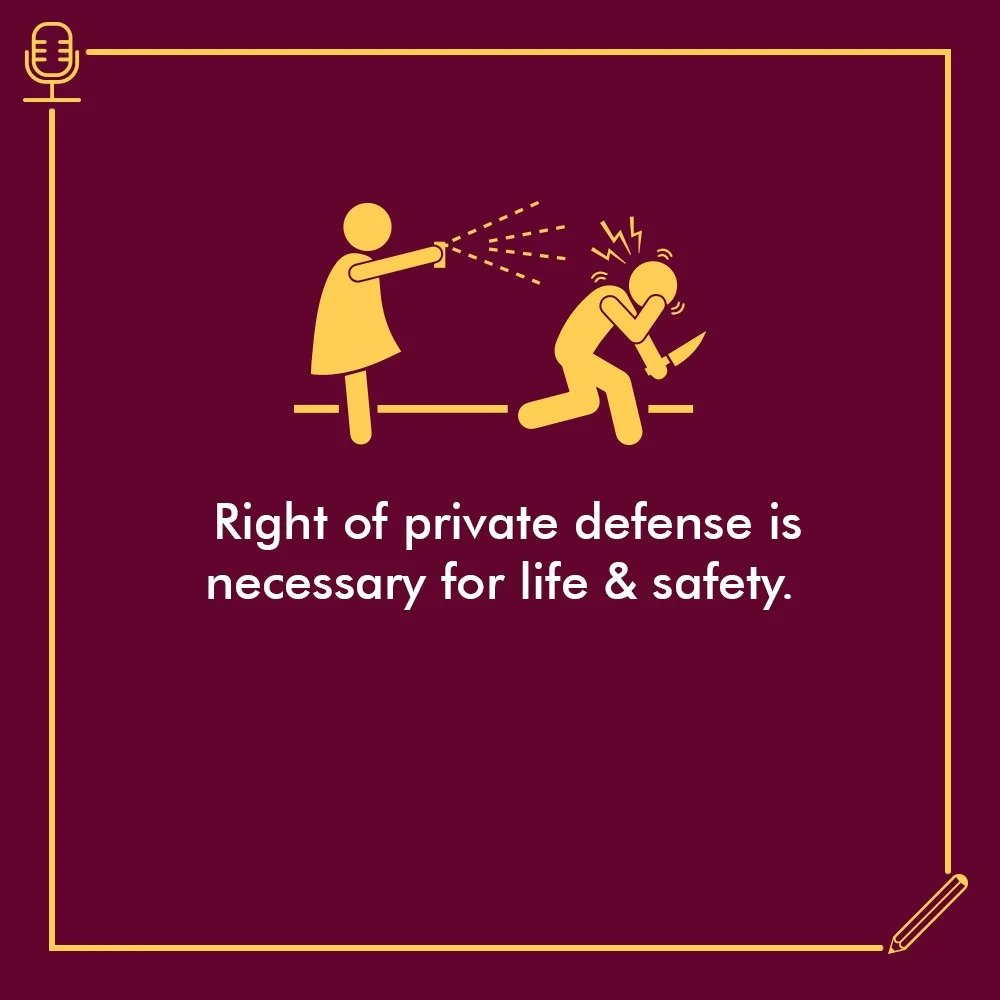 KPercepts's tweet photo. Women's Day Series

#KnowYourRights

The right of private defense is a fundamental right and is absolutely necessary for the protection of one's life, liberty and property.
Every member of the society can claim this right. 
#womensdayweek2022
#defense #rightofprivatedefence https://t.co/HNJr0ecjf4