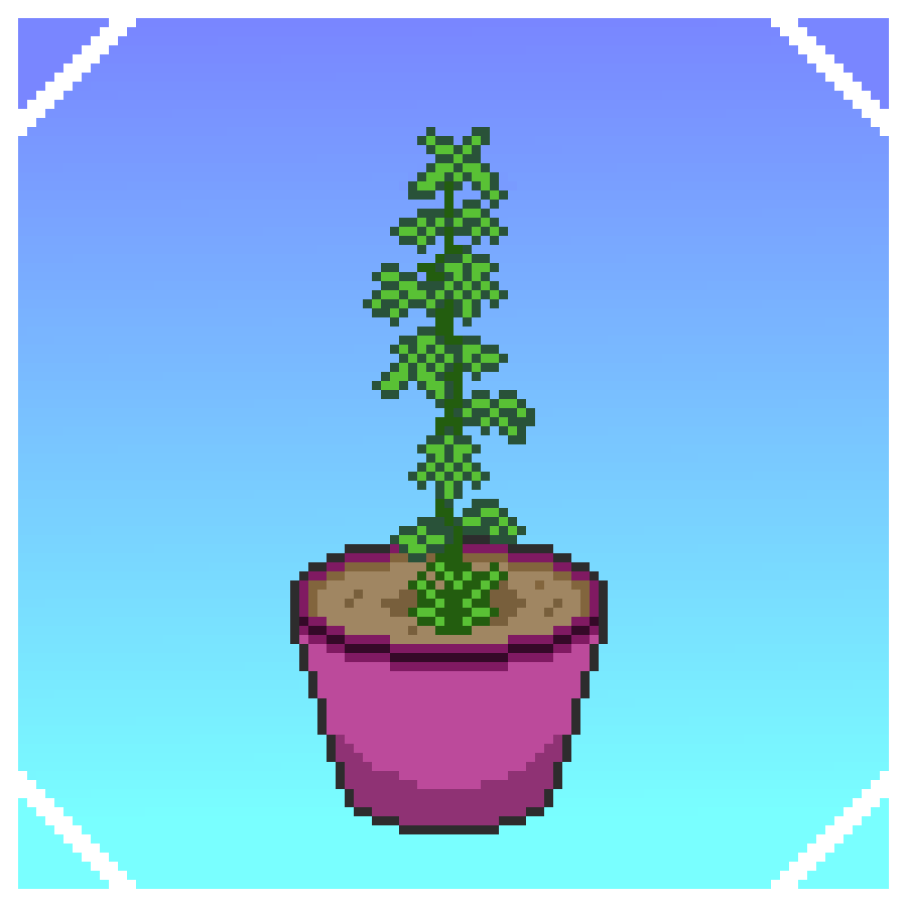 Pixelplantys's tweet photo. Let me know if you have any suggestions and ideas for the next NFT :)

#nft #nftart #nfts #nftcommunity #nftcollector #nftdrop #nftartist #nftartgallery #nftinvestor #nfthesearch #Pixelart #plant #crypto #pixel #Retro 

https://t.co/pOpgjBJWUy https://t.co/QTf3ScReph