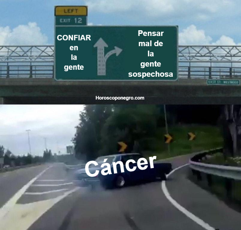 La elección correcta 🤣 #cancer #horoscoponegro