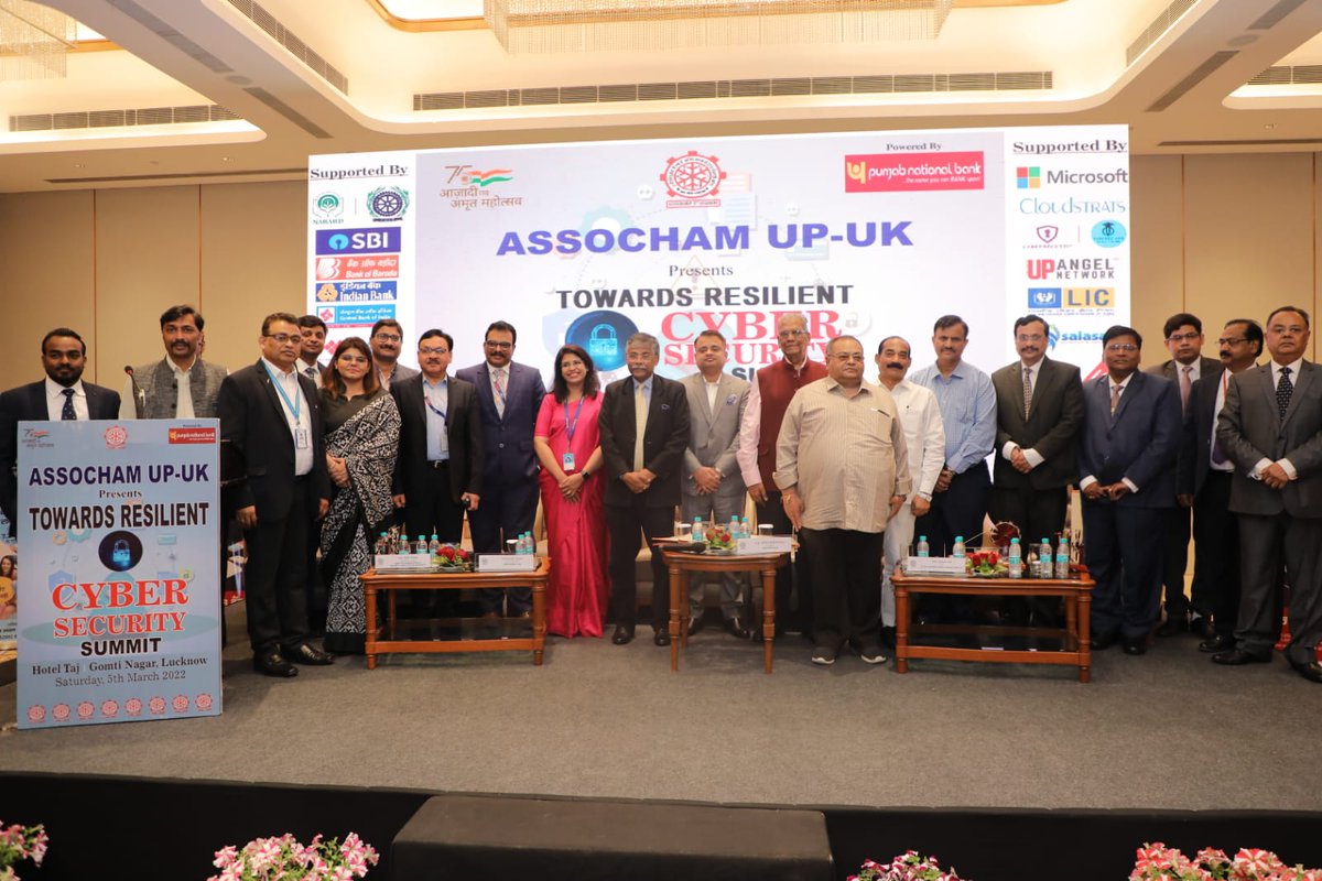 sn_sabat's tweet photo. Had the opportunity to participate in the #Cyber_security_summit , organized by #ASSOCHAM_UP at #Lucknow,  where fruitful discussions were held regarding #sensitization , #prevention and #execution of #cyber_security_methods. https://t.co/TihJGirLP7