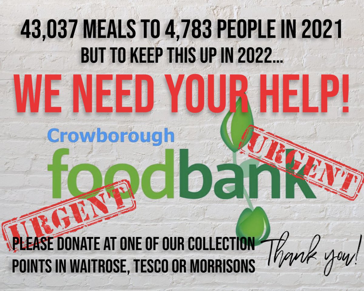 Crowborough Foodbank tweet media