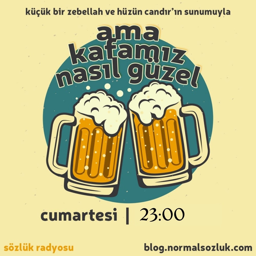 "Seni sen yapan cümleleri" konuşmak için sevgili küçük bir zebellah ve hüzün candır'ın sunumuyla saatler 23:00 olduğunda Sözlük Radyosu’ndayız!

<a href="/normalsozluk/">normal sözlük</a> #sözlükradyosu #radyo #amakafamıznasılgüzelradyoyayını