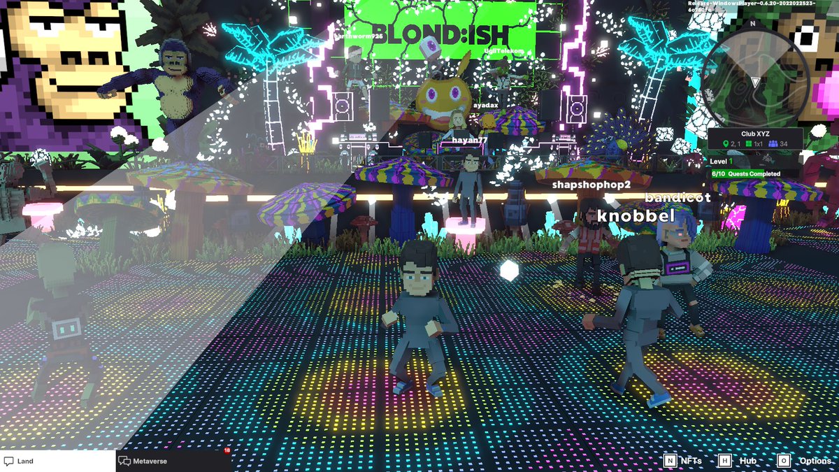 Jax0777's tweet photo. @TheSandboxGame @blond_ish I just participated in the daily #SandboxAlphaS2Contest for a chance to earn up to 1,000 $SAND! Day 2 - Dance with Blond:ish. Check out my screenshot below! 👇 #SandboxAlphaS2 https://t.co/bxcMvhWWev