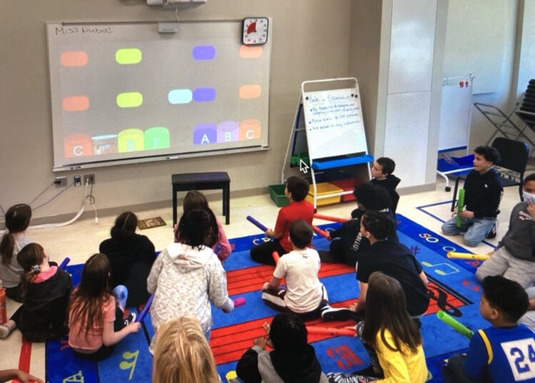 Our Mulcahey students learning about music through the use of the Boomwhackers, a musical instrument in the idiophone percussion family. Students learning and connecting to music.  #MusicInOurSchoolsMonth             <a href="/TPSmusicK12/">Taunton Public Schools Music Department</a> <a href="/Taunton_Schools/">Taunton Public Schools</a> <a href="/NAfME/">nafme</a>